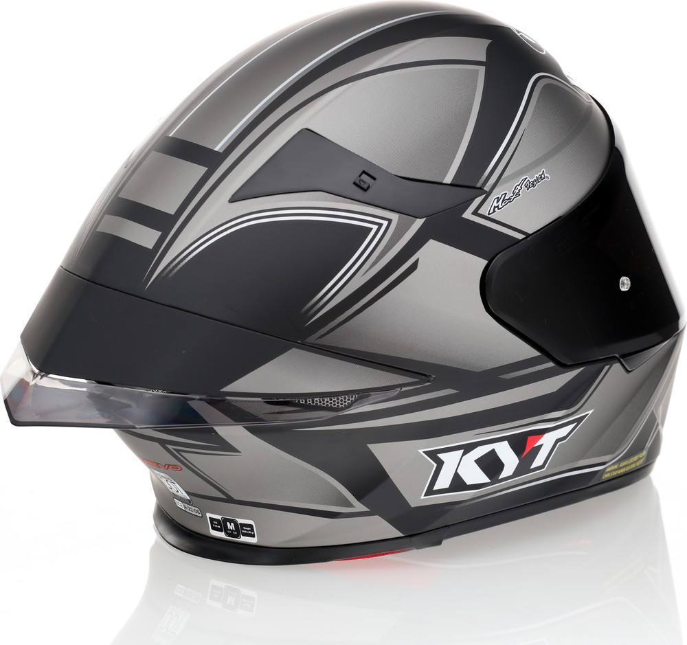 KYT TT-Revo Tourist Matte Cool Grey Helmet