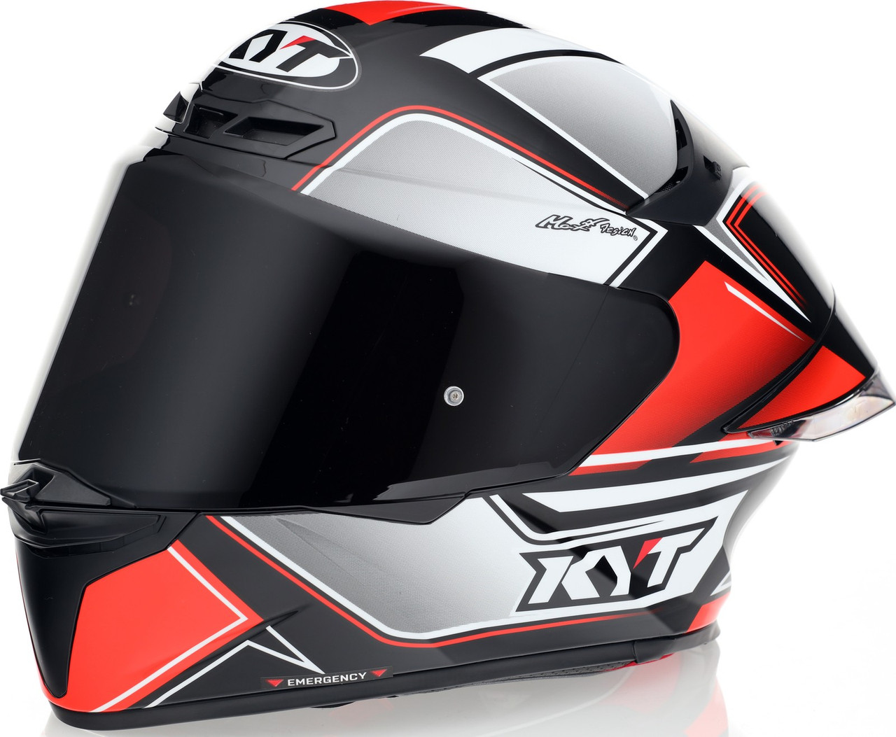 KYT TT-Revo Tourist Red Flourescent Helmet - Speed Addicts