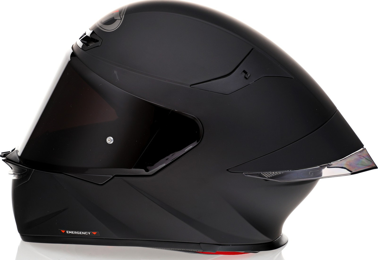KYT TT-Revo Black Matte Helmet - Speed Addicts