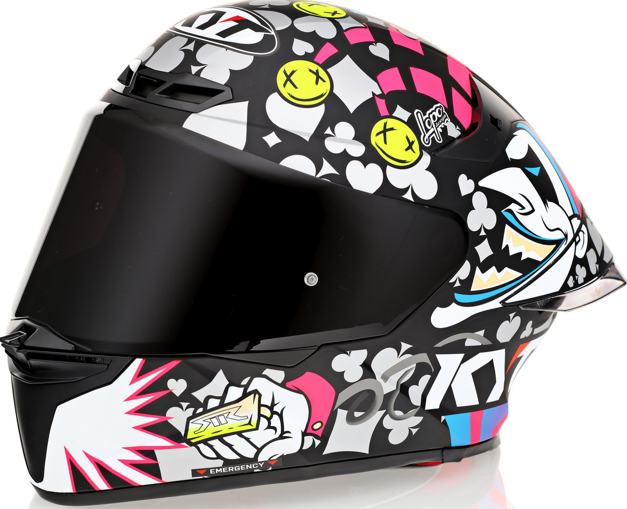 KYT TT-REVO Ricardo Rossi 2022 Mサイズ KYT TT-Revo Riccardo Rossi 2022 Matte Replica Helmet - Speed Addicts
