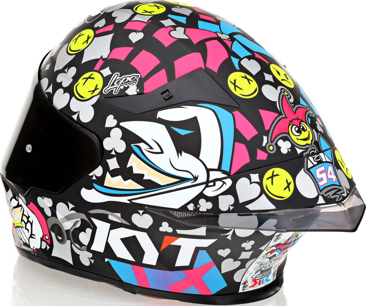 KYT TT-Revo Riccardo Rossi 2022 Matte Replica Helmet - Speed Addicts