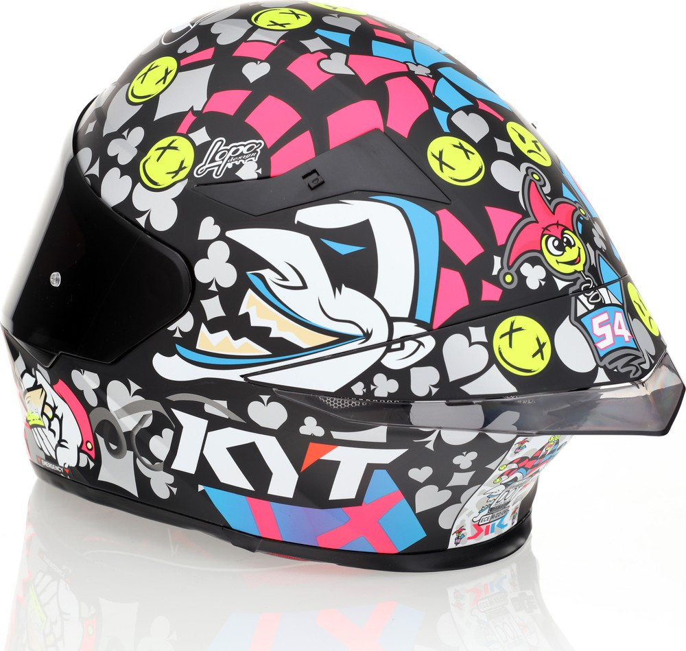 KYT TT-Revo Riccardo Rossi 2022 Matte Replica Helmet