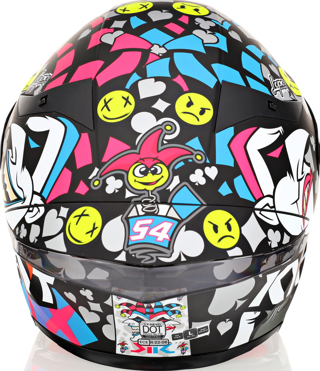 KYT TT-Revo Riccardo Rossi 2022 Matte Replica Helmet - Speed Addicts