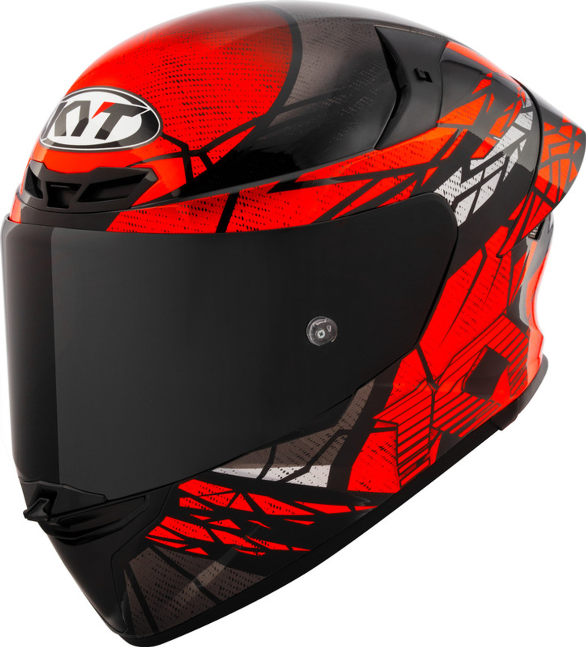 KYT TT-Revo Combustion Red Matte Helmet