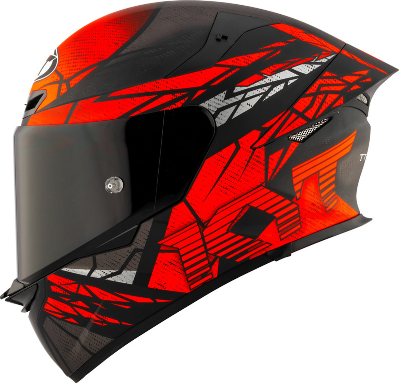 KYT TT-Revo Combustion Red Matte Helmet