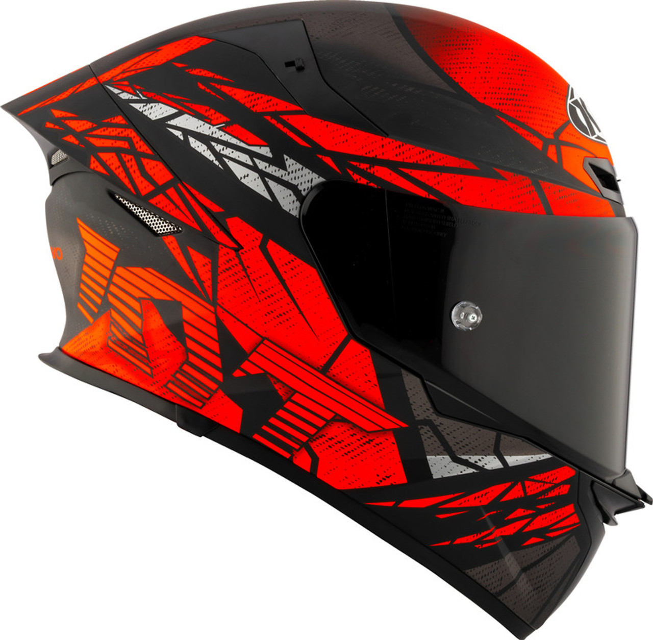 KYT TT-Revo Combustion Red Matte Helmet
