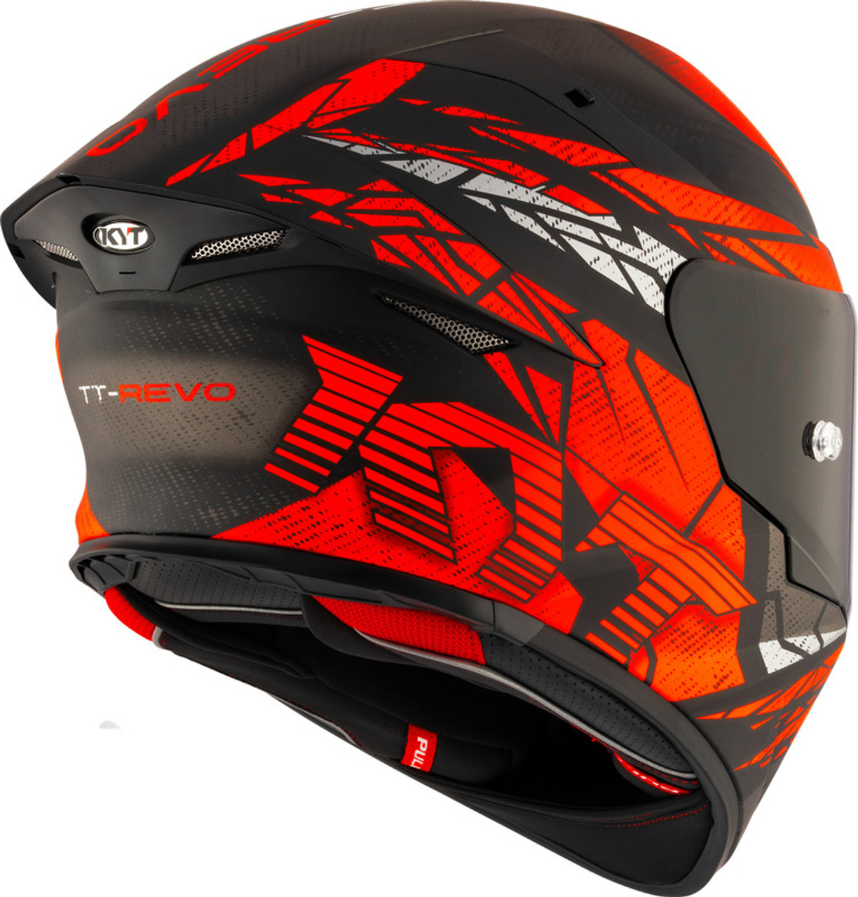 KYT TT-Revo Combustion Red Matte Helmet