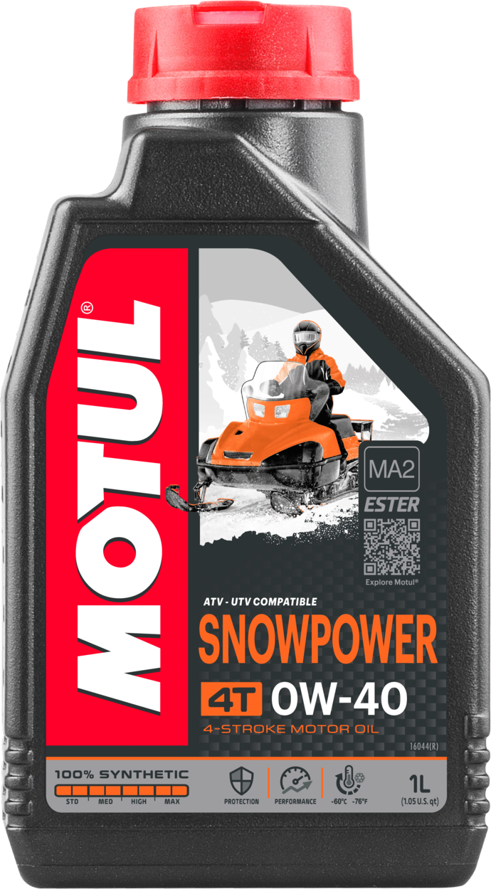 Motul Snowpower 4T Syn Engine Oil 0W40 1 Ltr - 105891