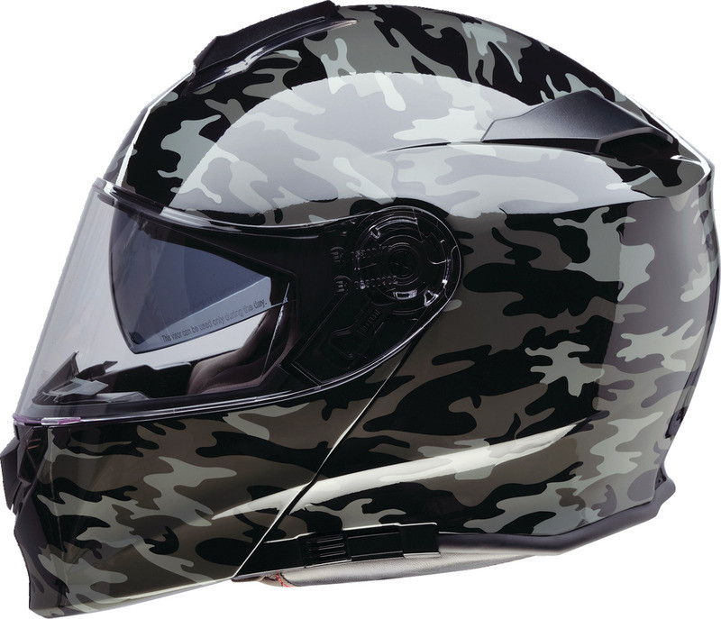 Z1R Solaris 2.0 Camo Black Gray Helmet