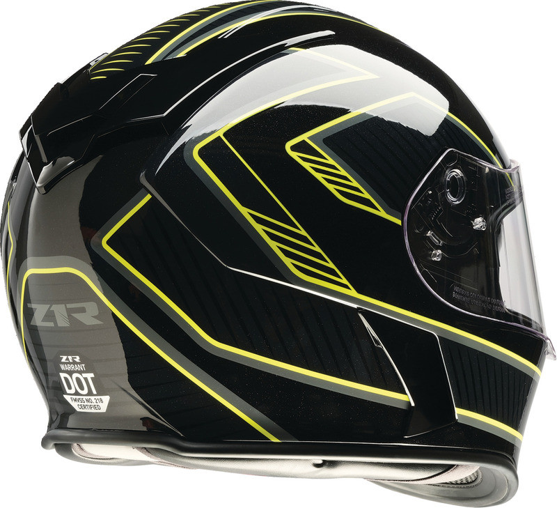 Z1R Warrant Amplify Black Hi-Viz Helmet