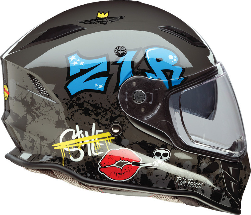 Z1R Nemesis Distro Gray Helmet - Speed Addicts