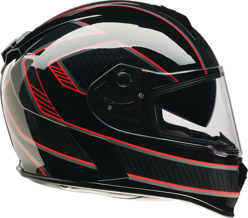 Z1R Warrant Amplify Black Red Helmet