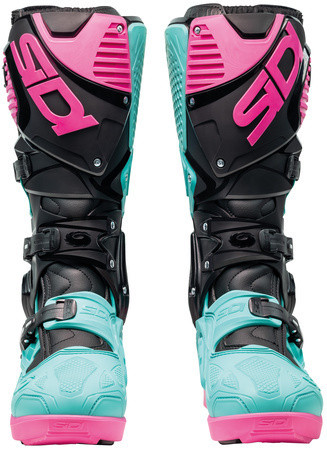 Sidi Crossfire 3 SRS Black Mint Pink Boots