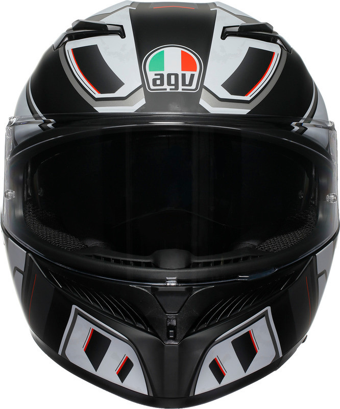 AGV K3 Rivia Matte Black White Helmet