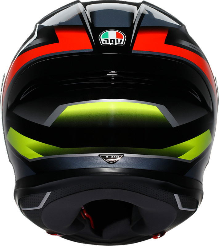 AGV K6 S Erazer Black Red Yellow Fluo Helmet