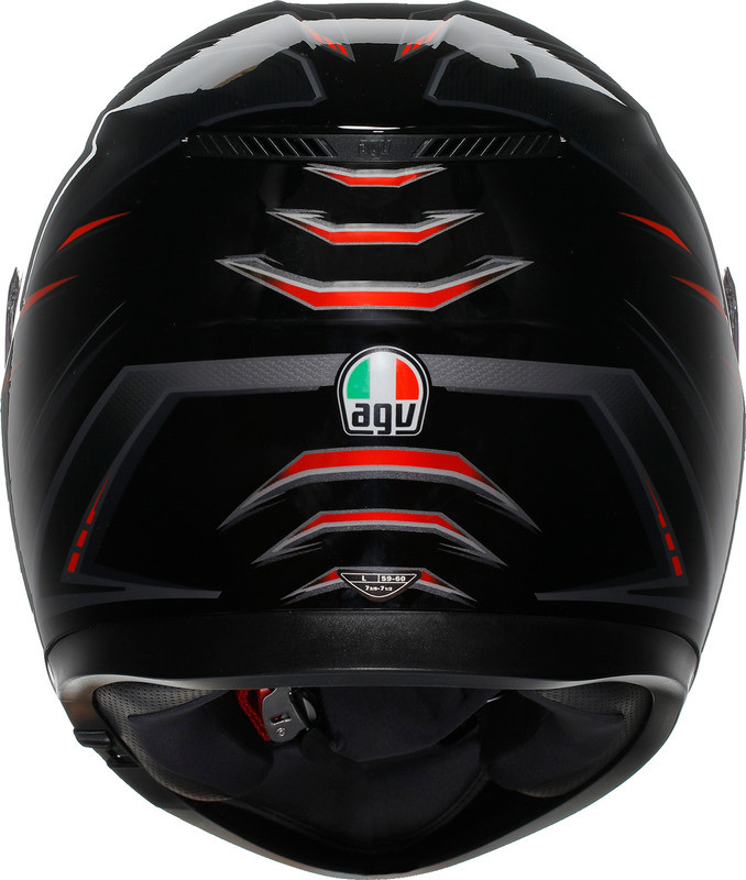 AGV K3 Syth Black Red Helmet