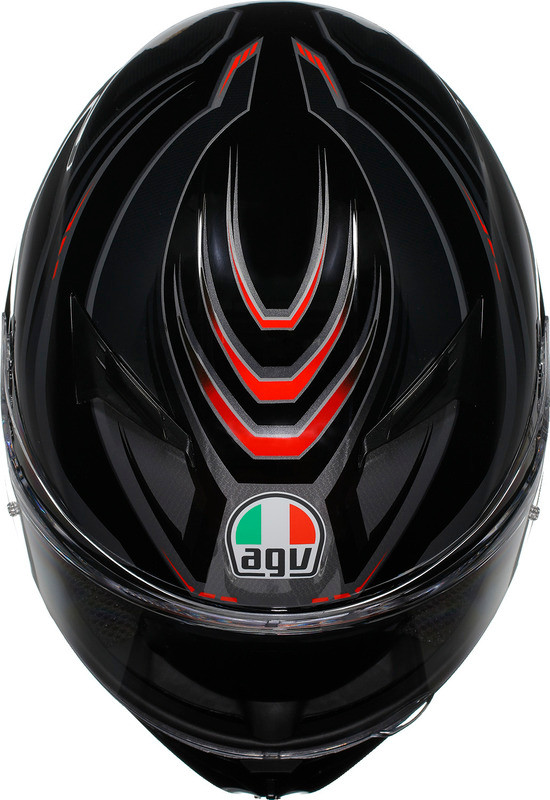 AGV K3 Syth Black Red Helmet