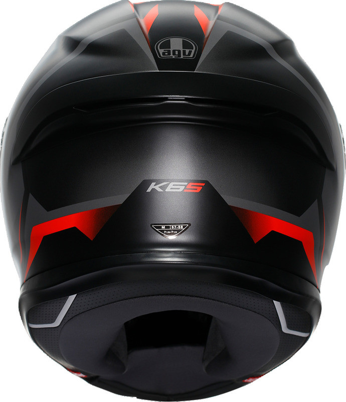 AGV K6 S Karve Matte Black Gray Red Helmet