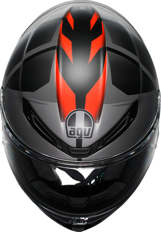 AGV K6 S Karve Matte Black Gray Red Helmet