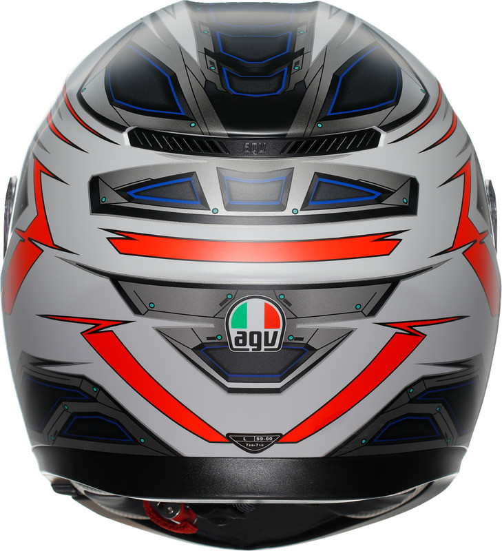 AGV K3 Space Matte White Red Fluo Helmet
