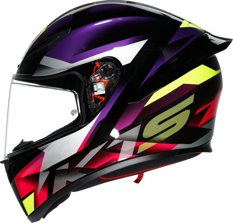 AGV K1 S Fastlap Black Purple Pink Helmet