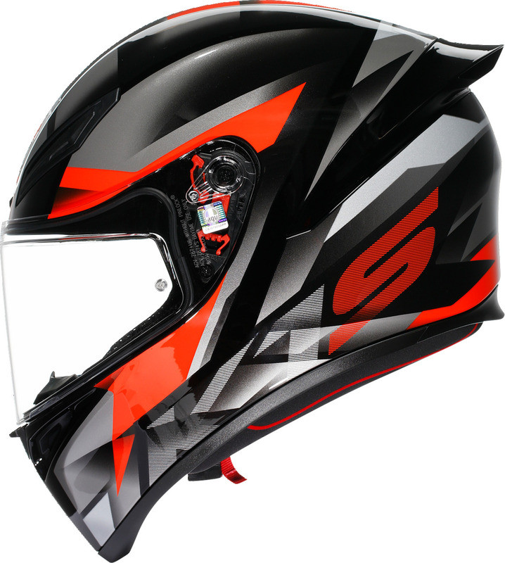 AGV K1 S Fastlap Black Gray Red Helmet