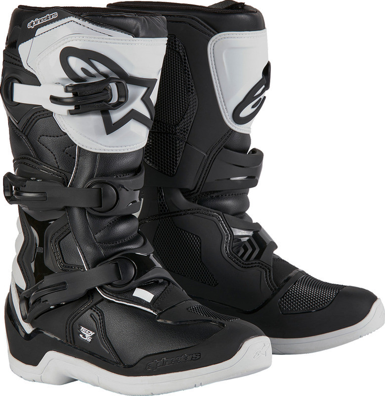 Alpinestars Youth Tech3S Black White Boots