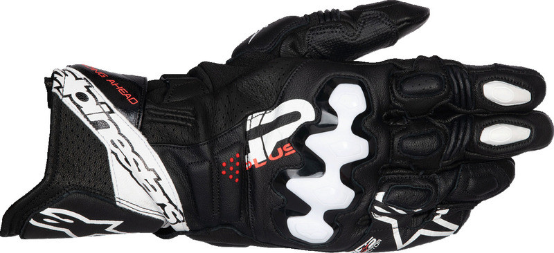 Alpinestars GP Plus R V3 Leather Black White Gloves