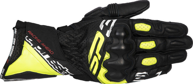 Alpinestars SP-3 Black Fluo Yellow White Gloves