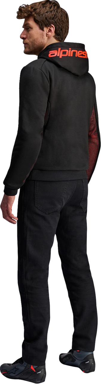 Alpinestars Chrome Air Sport Black Red Fluo Hoodie