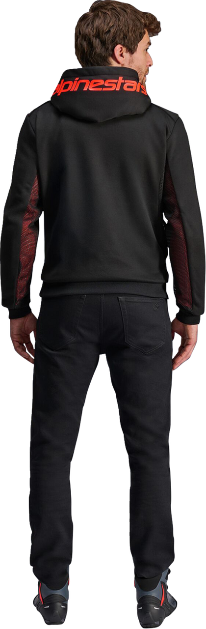 Alpinestars Chrome Air Sport Black Red Fluo Hoodie
