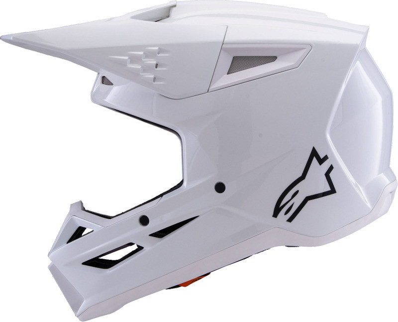Alpinestars SM3 Solid Gloss White Helmet