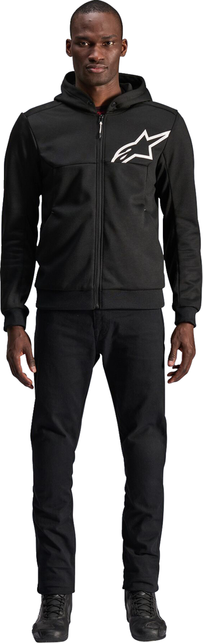 Alpinestars Chrome V2 Sport Black White Hoodie