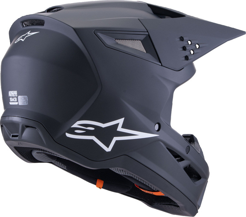 Alpinestars SM3 Solid Matte Black Helmet