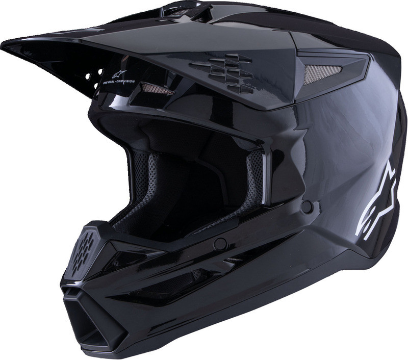 Alpinestars SM3 Solid Gloss Black Helmet - Speed Addicts