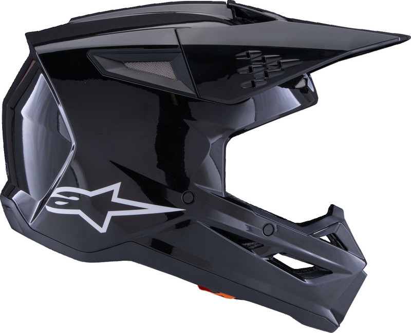 Alpinestars SM3 Solid Gloss Black Helmet - Speed Addicts