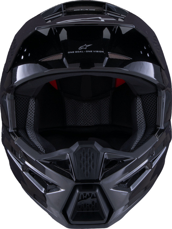Alpinestars SM3 Solid Gloss Black Helmet - Speed Addicts