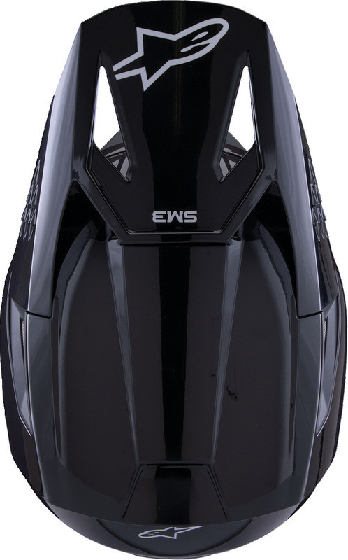 Alpinestars SM3 Solid Gloss Black Helmet - Speed Addicts