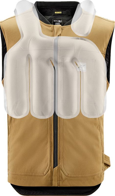 Alpinestars Tech-Air 3 V2 Canvas Tan Airbag System - Speed Addicts