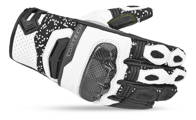 Cortech Revo ST V2 Black White Gloves