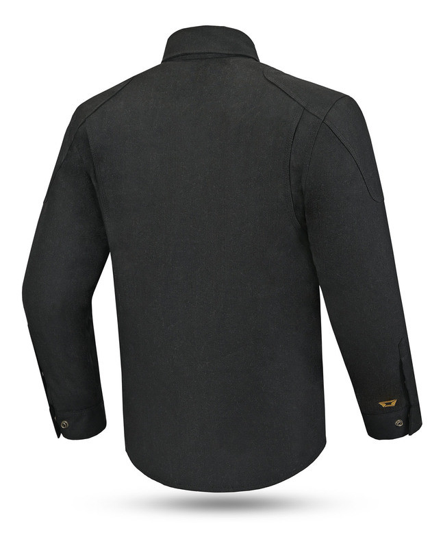 Cortech The Rambler Wax Cotton Black Riding Shirt