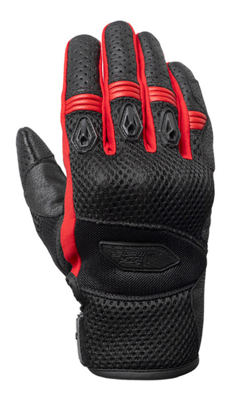 Tour Master Draft Air Black Red Gloves