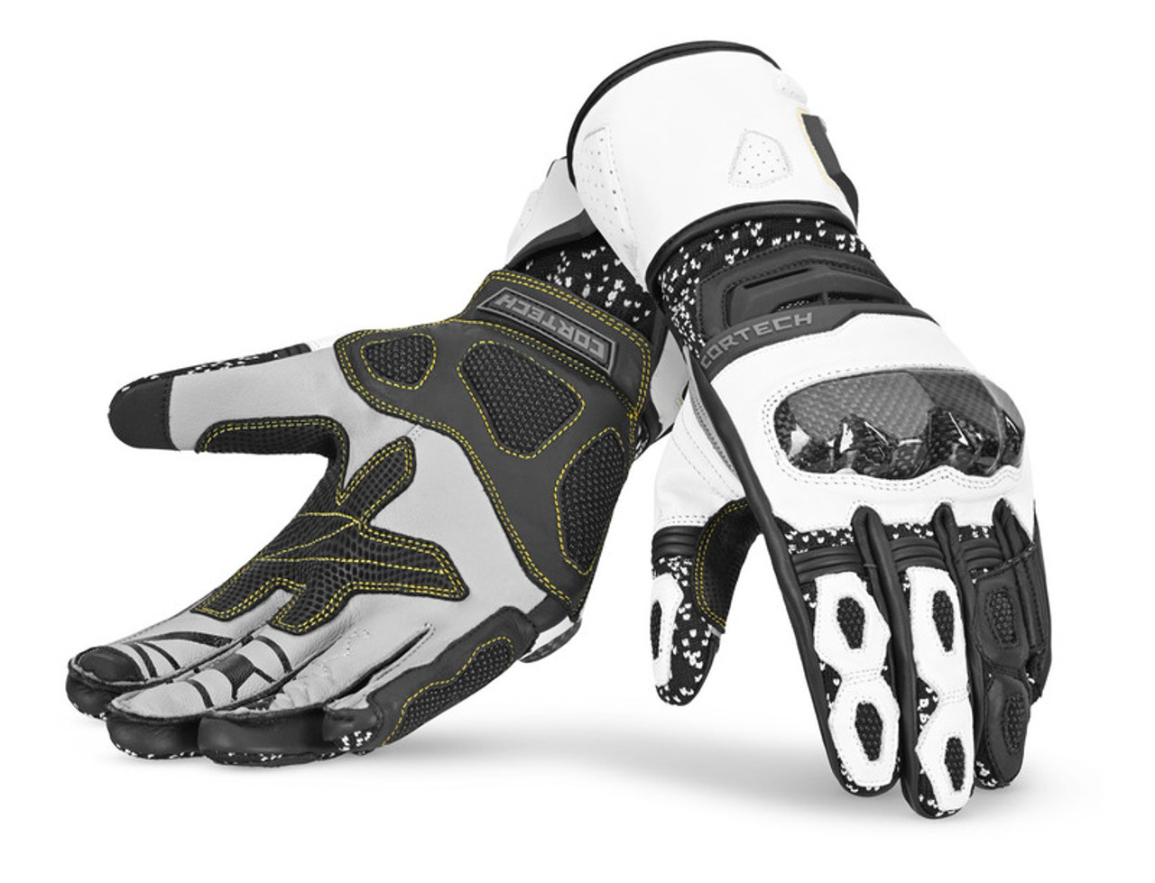 Cortech Revo RR V2 Black White Gloves