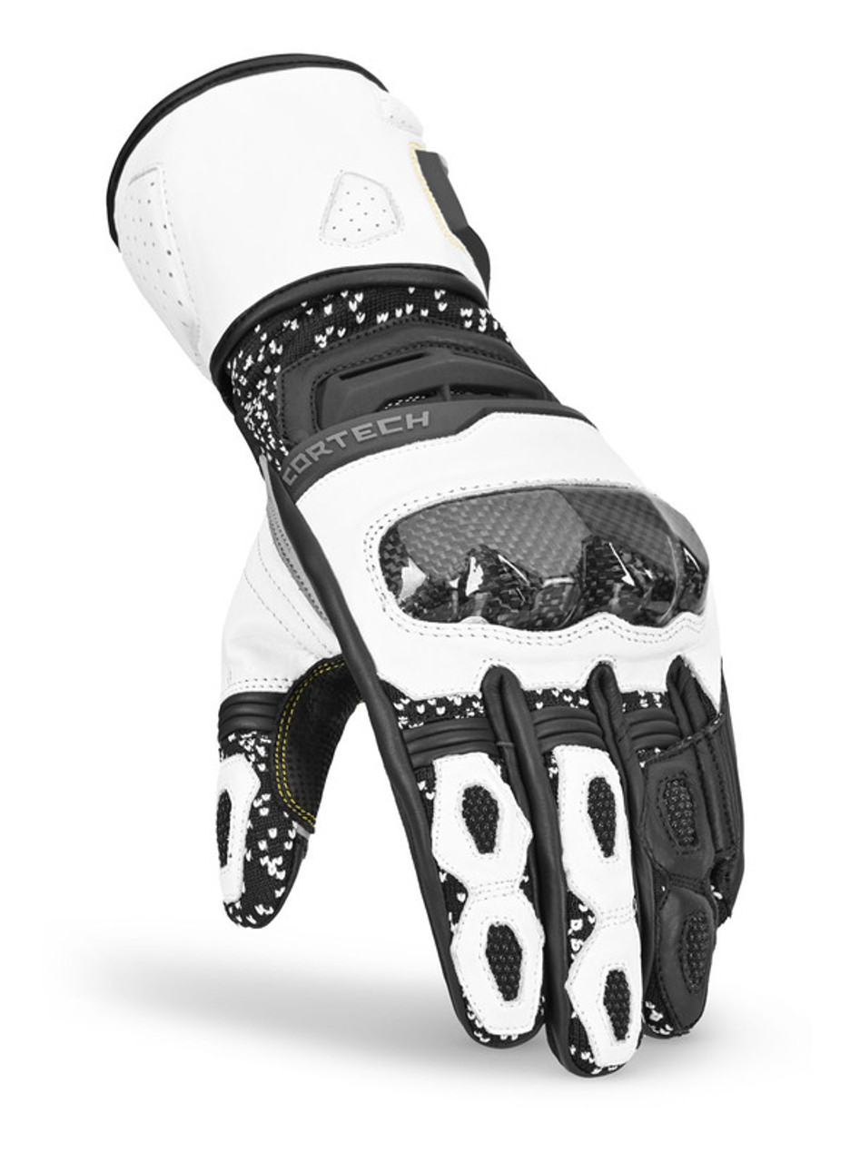Cortech Revo RR V2 Black White Gloves