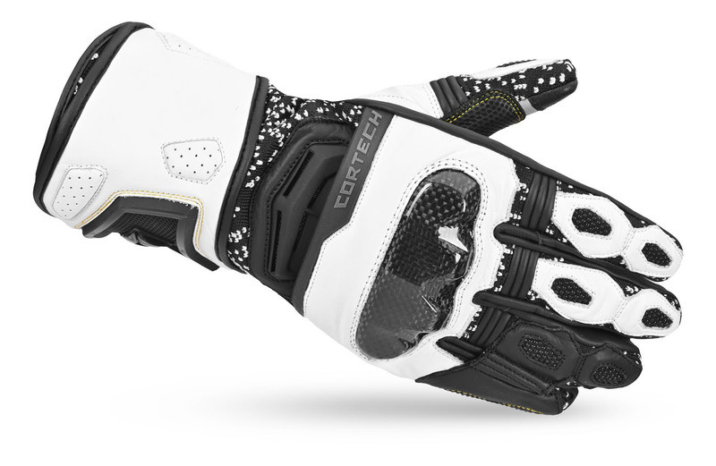 Cortech Revo RR V2 Black White Gloves