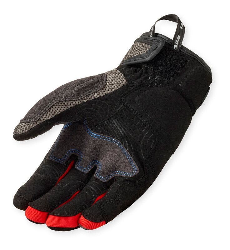 REV'IT! Cavern Grey Red Gloves