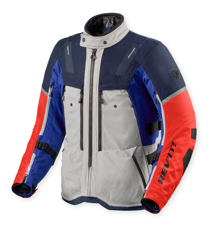 REV'IT! Sand 5 H2O Silver Blue Jacket