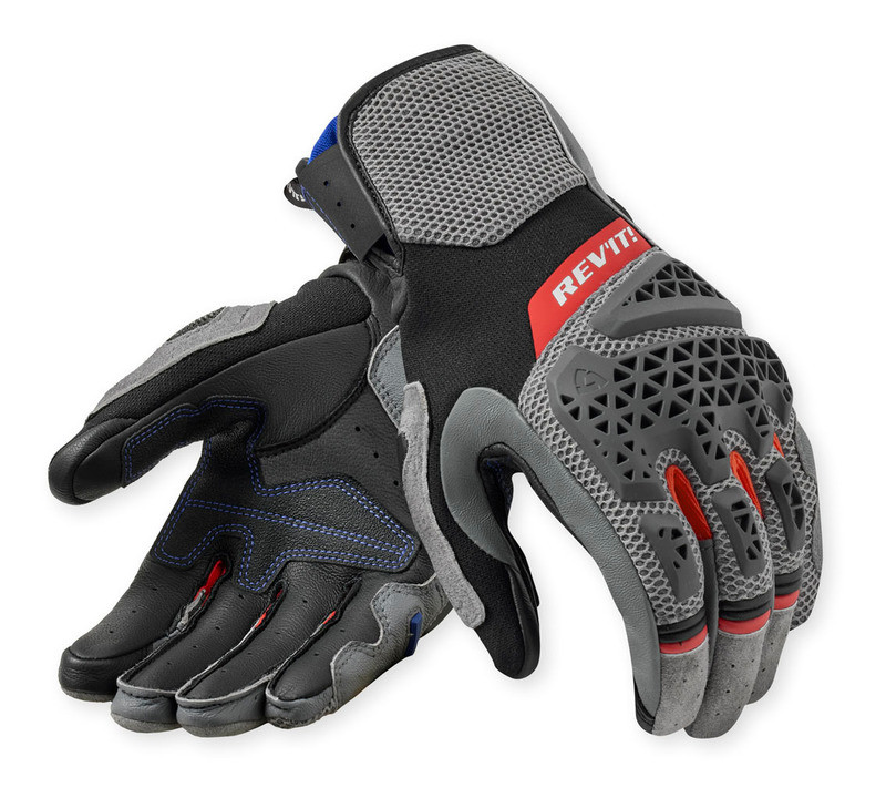 REV'IT! Sand 5 Grey Red Gloves