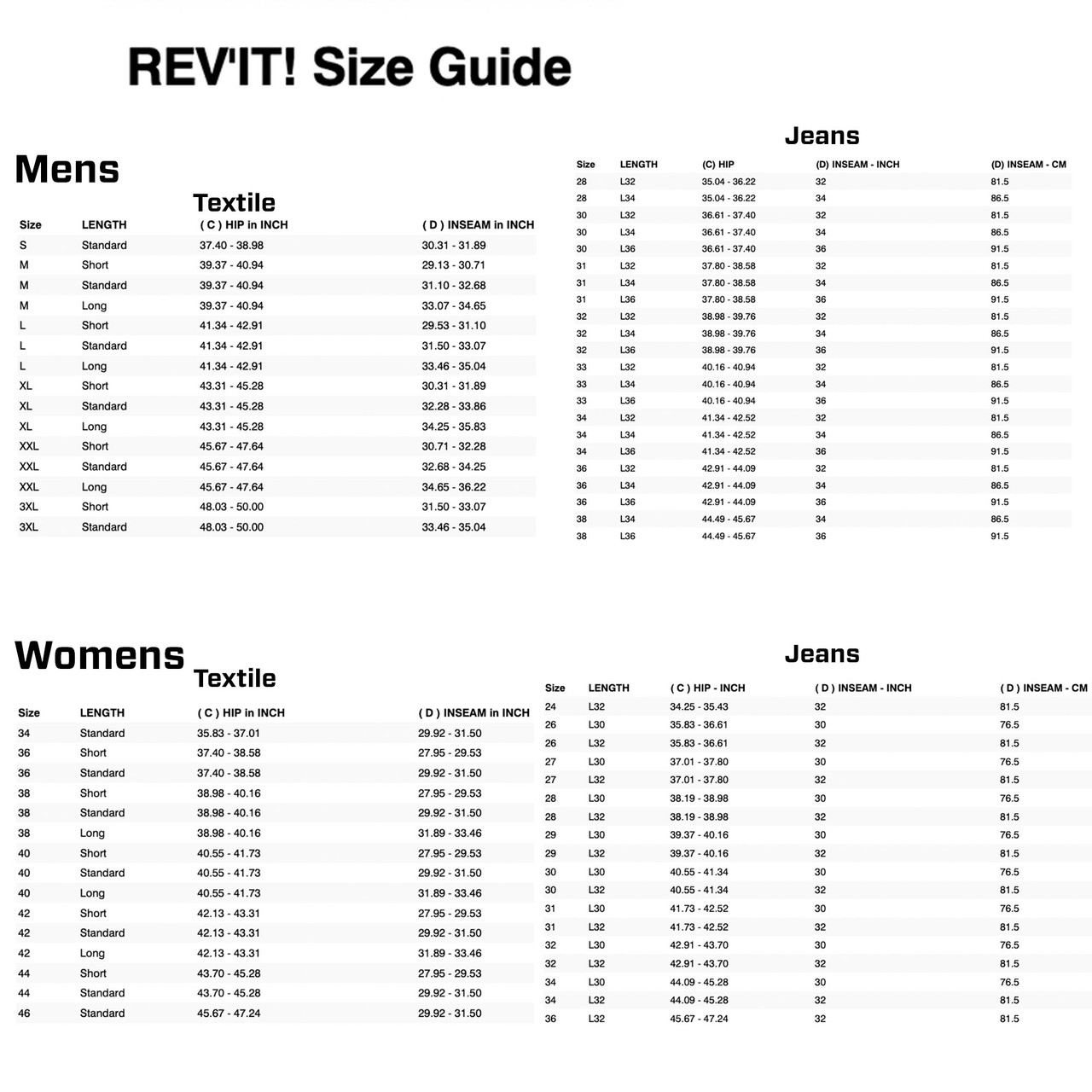 REV'IT! Sand 5 H2O Ladies Black Pants