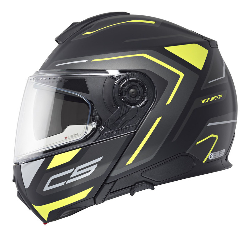 Schuberth C5 Omega Yellow Helmet